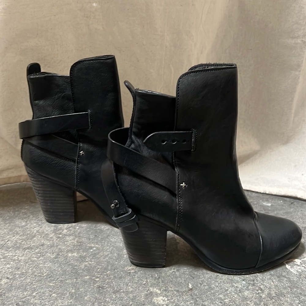 Rag and Bone boots black leather size 37